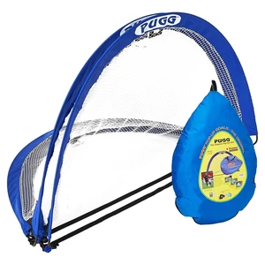 4 Foot Pop Up Soccer Goal - Portable Training Futsal Football Net - The Original Pickup Game Goal (Two Goals & Bag), Blue, 4' x 2'6" (MPX1) 4 Foot Pop Up Soccer Goal - Portable Training Futsal Football Net - The Original Pickup Game Goal (Two Goals & Bag), Blue, 4' x 2'6" (MPX1)