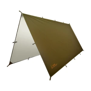Emergency Camping Tarp, Waterproof 10x10 Emergency Shelter for Backpacking and Hiking, 70D Ripstop Nylon Survival Tarp with Reflective Aluminized Polymer and Loop Ties with Grommets Emergency Camping Tarp, Waterproof 10x10 Emergency Shelter for Backpacking and Hiking, 70D Ripstop Nylon Survival Tarp with Reflective Aluminized Polymer and Loop Ties with Grommets
