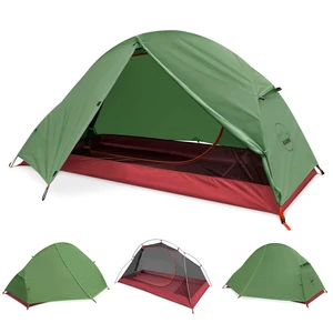 Waterproof Backpacking Tent Ultralight 1 Person Lightweight Camping Tents 1 People Hiking Tents Aluminum Frame Double Layer (Eco-Friendly Fabric) (Army Green) Waterproof Backpacking Tent Ultralight 1 Person Lightweight Camping Tents 1 People Hiking Tents Aluminum Frame Double Layer (Eco-Friendly Fabric) (Army Green)