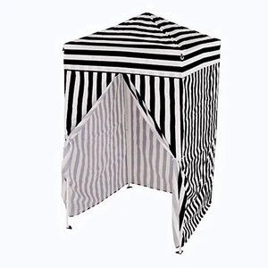4'x4' Pop up Changing Dressing Room, Black and White 4'x4' Pop up Changing Dressing Room, Black and White