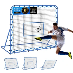 6x5FT Soccer Baseball Rebounder Net, Volleyball Softball Rebound Pitch Back | Quick-Switch Angle Soccer Net Training for Control, Passing Practice 6x5FT Soccer Baseball Rebounder Net, Volleyball Softball Rebound Pitch Back | Quick-Switch Angle Soccer Net Training for Control, Passing Practice