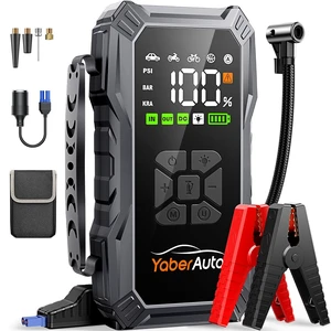 10-in-1 7000A 150PSI Jump Starter with Air Compressor & 150W DC | 88Wh Car Jump Starter Pack (All Gas/10L Diesel) 12V Jump Box Car Battery Jumper Starter Portable Jumper Cable, Tire Inflator 10-in-1 7000A 150PSI Jump Starter with Air Compressor & 150W DC | 88Wh Car Jump Starter Pack (All Gas/10L Diesel) 12V Jump Box Car Battery Jumper Starter Portable Jumper Cable, Tire Inflator
