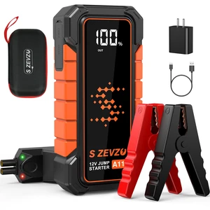 A11 Jump Starter, Upgraded 5000A Car Battery Jumper Starter Portable (10.0L Gas & 7.0L Diesel Engines) with Booster 12V Lithium Jump Box with USB Charger, LCD Display, Flashlight, and Case A11 Jump Starter, Upgraded 5000A Car Battery Jumper Starter Portable (10.0L Gas & 7.0L Diesel Engines) with Booster 12V Lithium Jump Box with USB Charger, LCD Display, Flashlight, and Case