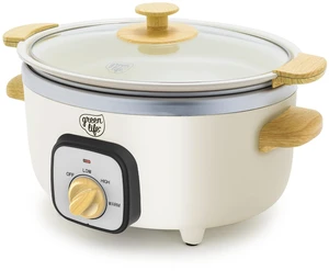 3.5QT Ceramic Nonstick Manual Slow Cooker, Removeable Crock Cream | PFAS-Free Nonstick Removeable Inner Pot, Dishwasher Safe, 3 Heat Settings (low, high, warm), Lightweight & Compact, Glass Lid 3.5QT Ceramic Nonstick Manual Slow Cooker, Removeable Crock Cream | PFAS-Free Nonstick Removeable Inner Pot, Dishwasher Safe, 3 Heat Settings (low, high, warm), Lightweight & Compact, Glass Lid