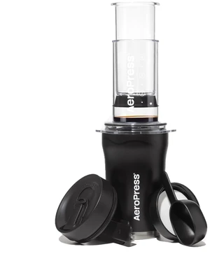 Go Plus Portable Coffee Maker Kit, Black | Small, Travel, Camping & Office, All-in-One French Press, Pour-Over & Espresso Style Manual Brewer Go Plus Portable Coffee Maker Kit, Black | Small, Travel, Camping & Office, All-in-One French Press, Pour-Over & Espresso Style Manual Brewer