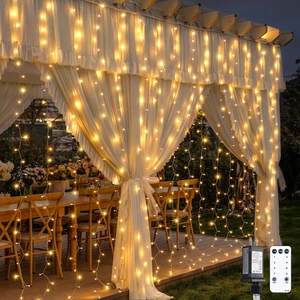 900 LED Curtain Lights, Outdoor String Lights Indoor, 9.5x29.5ft | Warm White, Plug in with Remote, Christmas Twinkle Hanging Lights for Bedroom Living Room Wedding Backdrop Party Gazebo Decor 900 LED Curtain Lights, Outdoor String Lights Indoor, 9.5x29.5ft | Warm White, Plug in with Remote, Christmas Twinkle Hanging Lights for Bedroom Living Room Wedding Backdrop Party Gazebo Decor