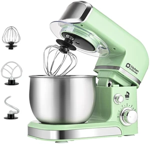 Stand Mixer,3.2Qt Small Electric Food Mixer,6 Speeds Portable Lightweight Kitchen Mixer for Daily Use with Egg Whisk,Dough Hook,Flat Beater Stand Mixer,3.2Qt Small Electric Food Mixer,6 Speeds Portable Lightweight Kitchen Mixer for Daily Use with Egg Whisk,Dough Hook,Flat Beater