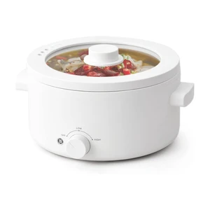 Electric Cooker, 2L Ceramic Glaze Non-stick Electric Pot | Dual Power Multi-functional Electric Cooker, Suitable for Steak, Pasta, Hot Pot, Ramen, Quick Heating and Overheat Protection Electric Cooker, 2L Ceramic Glaze Non-stick Electric Pot | Dual Power Multi-functional Electric Cooker, Suitable for Steak, Pasta, Hot Pot, Ramen, Quick Heating and Overheat Protection