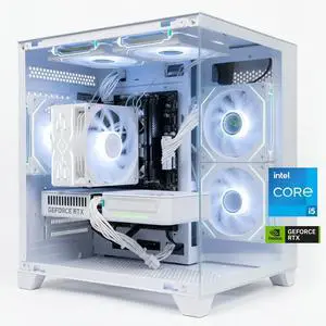 ALCPOK Gaming PC Desktop INTEL Core i5 14400F, NVIDIA RTX 5060 8G DLSS 4, 32GB DDR4 RAM 3200MHz,1TB NVMe PCIe4.0, Wi-Fi6E, Game Design Office console,Sea View Room Windows 11 ALCPOK Gaming PC Desktop INTEL Core i5 14400F, NVIDIA RTX 5060 8G DLSS 4, 32GB DDR4 RAM 3200MHz,1TB NVMe PCIe4.0, Wi-Fi6E, Game Design Office console,Sea View Room Windows 11