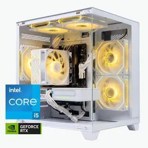ALCPOK X1 Gaming Desktop PC Intel Core i5-14400F, GeForce RTX 5060 8GB, 32GB DDR4 3200MHz RAM, 1TB NVMe SSD, Wi-Fi 6E, Windows 11 Home ALCPOK X1 Gaming Desktop PC Intel Core i5-14400F, GeForce RTX 5060 8GB, 32GB DDR4 3200MHz RAM, 1TB NVMe SSD, Wi-Fi 6E, Windows 11 Home