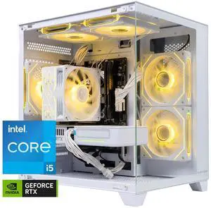 ALCPOK X1 Gaming Desktop PC Intel Core i5-14400F, GeForce RTX 5060 8GB, 32GB DDR4 3200MHz RAM, 1TB NVMe SSD, Wi-Fi 6E, Windows 11 Home ALCPOK X1 Gaming Desktop PC Intel Core i5-14400F, GeForce RTX 5060 8GB, 32GB DDR4 3200MHz RAM, 1TB NVMe SSD, Wi-Fi 6E, Windows 11 Home