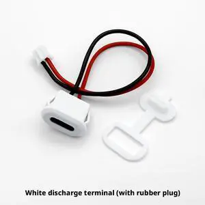 SOEWIOU Type-C 2P Glue-Filled Straight-Press Female Socket, Oval Charging Port for Desk Lamps, Electric Vehicles & Automobiles SOEWIOU Type-C 2P Glue-Filled Straight-Press Female Socket, Oval Charging Port for Desk Lamps, Electric Vehicles & Automobiles