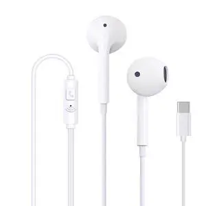 SOEWIOU USB-C Wired Earbuds with Microphone, Half In-Ear Stereo Headphones with In-Line Control, Dual Channel High Definition Earphones for Phone, Tablet, Laptop, Gaming & Calls SOEWIOU USB-C Wired Earbuds with Microphone, Half In-Ear Stereo Headphones with In-Line Control, Dual Channel High Definition Earphones for Phone, Tablet, Laptop, Gaming & Calls