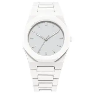 SOEWIOU Unisex Quartz Wrist Watch, Fashion Analog Watch with Silicone Strap, Lightweight Plastic Casual Wristwatch for Men, Women & Teens, White SOEWIOU Unisex Quartz Wrist Watch, Fashion Analog Watch with Silicone Strap, Lightweight Plastic Casual Wristwatch for Men, Women & Teens, White