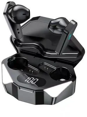 SOEWIOU Wireless Bluetooth Gaming Earbuds, TWS In-Ear Headphones with LED Battery Display, Hi-Fi Stereo Sound, Low Latency, Built-in Microphone, Long Battery Life for Gaming, Music & Calls SOEWIOU Wireless Bluetooth Gaming Earbuds, TWS In-Ear Headphones with LED Battery Display, Hi-Fi Stereo Sound, Low Latency, Built-in Microphone, Long Battery Life for Gaming, Music & Calls