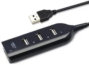 SOEWIOU USB 2.0 Hub 4-Port Splitter, High-Speed USB Expansion Hub, 1-to-4 USB Adapter, Plug & Play Multi-Port USB Extender for Laptop, PC, Desktop, Keyboard, Mouse & Flash Drive, Black SOEWIOU USB 2.0 Hub 4-Port Splitter, High-Speed USB Expansion Hub, 1-to-4 USB Adapter, Plug & Play Multi-Port USB Extender for Laptop, PC, Desktop, Keyboard, Mouse & Flash Drive, Black