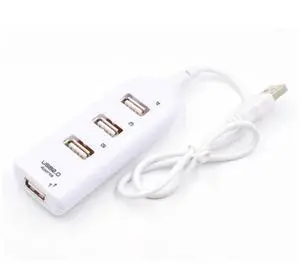 SOEWIOU USB 2.0 Hub 4-Port Splitter, High-Speed USB Expansion Hub, 1-to-4 USB Adapter, Plug & Play Multi-Port USB Extender for Laptop, PC, Desktop, Keyboard, Mouse & Flash Drive, White SOEWIOU USB 2.0 Hub 4-Port Splitter, High-Speed USB Expansion Hub, 1-to-4 USB Adapter, Plug & Play Multi-Port USB Extender for Laptop, PC, Desktop, Keyboard, Mouse & Flash Drive, White