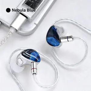 SOEWIOU Night Sky Blue Deep Space In-Ear HiFi Wired Gaming Headphones with Inline Microphone, 3.5mm Plug Passive Noise Isolation Professional Monitor Earbuds for E-Sports Gaming Studio Recording Live SOEWIOU Night Sky Blue Deep Space In-Ear HiFi Wired Gaming Headphones with Inline Microphone, 3.5mm Plug Passive Noise Isolation Professional Monitor Earbuds for E-Sports Gaming Studio Recording Live