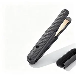 SOEWIOU Wireless Mini Hair Straightener, Dark Gray Negative Ion Flat Iron, USBC Rechargeable 2in1 Straightening Curling Iron Portable Travel Hair Styling Tool SOEWIOU Wireless Mini Hair Straightener, Dark Gray Negative Ion Flat Iron, USBC Rechargeable 2in1 Straightening Curling Iron Portable Travel Hair Styling Tool