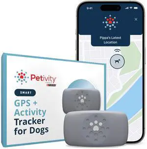 Petivity Smart GPS and Activity Pet Tracker for Dogs Powered by Purina, Waterproof Real Time Tracking GPS Dog Collar, Downloadable App, Subscription Required Petivity Smart GPS and Activity Pet Tracker for Dogs Powered by Purina, Waterproof Real Time Tracking GPS Dog Collar, Downloadable App, Subscription Required
