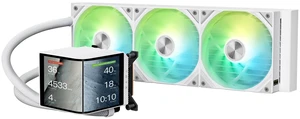 TRYX Panorama 360mm AIO White Curved Screen GIPHY Built-in Asetek 320w TDP TRYX Panorama 360mm AIO White Curved Screen GIPHY Built-in Asetek 320w TDP