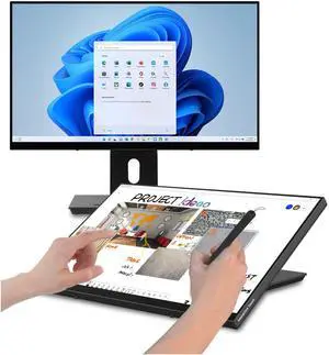 Ideao Hub 24 Inch P-Cap Touchscreen Monitor, QHD, HDMI, VGA, USB C Input, 10-Point Touch, PD Support, with Versatile Fully Adjustable Stand & MPP2.0 Active Stylus, for Laptop, PC, Mac, Phone & Gaming Ideao Hub 24 Inch P-Cap Touchscreen Monitor, QHD, HDMI, VGA, USB C Input, 10-Point Touch, PD Support, with Versatile Fully Adjustable Stand & MPP2.0 Active Stylus, for Laptop, PC, Mac, Phone & Gaming