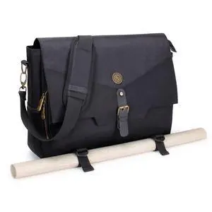 ENHANCE Tabletop RPG Player's Essentials DND Bag - Dungeons and Dragons Messenger Bag Fits Player's Handbook, Binders, Dice & Accessories with 17 inch Laptop Compartment and Battlemap Carrying Straps ENHANCE Tabletop RPG Player's Essentials DND Bag - Dungeons and Dragons Messenger Bag Fits Player's Handbook, Binders, Dice & Accessories with 17 inch Laptop Compartment and Battlemap Carrying Straps