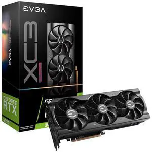 EVGA 08G-P5-3755-KR GeForce RTX 3070 XC3 Ultra Gaming, 8GB GDDR6, iCX3 Cooling, ARGB LED, Metal Backplate EVGA 08G-P5-3755-KR GeForce RTX 3070 XC3 Ultra Gaming, 8GB GDDR6, iCX3 Cooling, ARGB LED, Metal Backplate