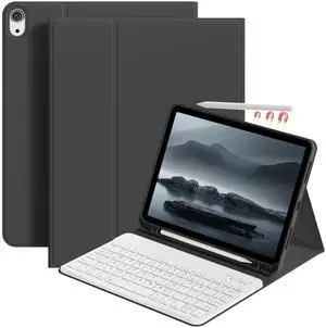 SQQSOOZ Keyboard Case for iPad Air 11 Inch (M4/M3/M2, 2026/2025/2024), for iPad Air 5th/4th Generation 10.9 Inch, Magnetic Detachable Bluetooth Keyboard, Folio Cover with Pencil Holder, Black SQQSOOZ Keyboard Case for iPad Air 11 Inch (M4/M3/M2, 2026/2025/2024), for iPad Air 5th/4th Generation 10.9 Inch, Magnetic Detachable Bluetooth Keyboard, Folio Cover with Pencil Holder, Black