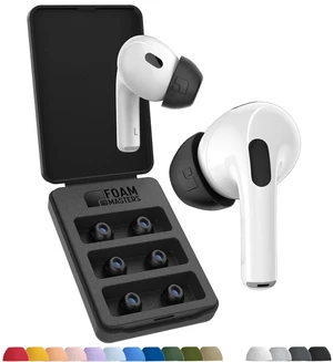 Foam Masters Ultra-Premium Memory Foam Ear Tips for AirPods Pro 3rd Gen (2025) ^^ 3 Pairs ^^ New Ver. ^^ Secure Fit ^^ Super Comfort ^^ Better Noise Cancel ^^ Replacement Buds (Assorted S/M/ Foam Masters Ultra-Premium Memory Foam Ear Tips for AirPods Pro 3rd Gen (2025) ^^ 3 Pairs ^^ New Ver. ^^ Secure Fit ^^ Super Comfort ^^ Better Noise Cancel ^^ Replacement Buds (Assorted S/M/