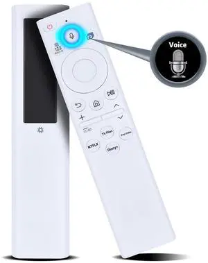 PZL BN5901391A Solar Voice Replacement Remote for Samsung Frame TV Remote Control for Samsung 20212023 Neo Ultra HD LED 4K Smart TV  White