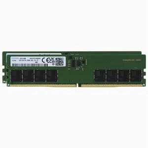 Samsung 32GB (2x16GB) DDR5 5600MHz PC5-44800 CL46 UDIMM 1Rx8 Single Rank 1.1V Non-ECC DIMM 288-Pin Desktop Computer RAM Memory M323R2GA3DB0-CWM Samsung 32GB (2x16GB) DDR5 5600MHz PC5-44800 CL46 UDIMM 1Rx8 Single Rank 1.1V Non-ECC DIMM 288-Pin Desktop Computer RAM Memory M323R2GA3DB0-CWM