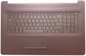 Replacement Upper Case Palmrest for HP 17T-by 17Z-CA 17-by 17-CA Laptop Backlight Keyboard Assembly Top Cover Touchpad US Layout L28089-001 Tranquil Pink Replacement Upper Case Palmrest for HP 17T-by 17Z-CA 17-by 17-CA Laptop Backlight Keyboard Assembly Top Cover Touchpad US Layout L28089-001 Tranquil Pink