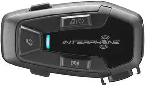 Interphone Cellularline, Intercom for Motorcycle with Bluetooth Communication, Model U-Com 7R, Up to 4 Riders, Distance 1 Km, Range 15 Hours, Compatible with OEM and GPS, Waterproof, Universal Interphone Cellularline, Intercom for Motorcycle with Bluetooth Communication, Model U-Com 7R, Up to 4 Riders, Distance 1 Km, Range 15 Hours, Compatible with OEM and GPS, Waterproof, Universal