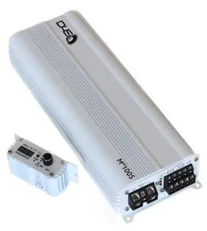 Down4Sound MM1005 Mini Maxx White Gloss 1100W RMS Mini 5-Channel Car Audio Amplifier Down4Sound MM1005 Mini Maxx White Gloss 1100W RMS Mini 5-Channel Car Audio Amplifier