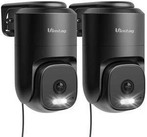 VIMTAG 2.5K Outdoor Pan/Tilt Security Camera, Wired, Dual-Band Wi-Fi, IP66 VIMTAG 2.5K Outdoor Pan/Tilt Security Camera, Wired, Dual-Band Wi-Fi, IP66