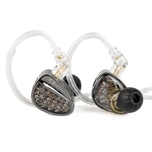 KZ ZA12 in Ear Monitor, 2DD+4BA Hybrid Wired Earbuds, KZ in Ear Monitor, Gaming Earbuds, Crystal Clear IEM Earphones, Silver-Plated IEM Cable for Audiophile Enthusiasts (No Microphone, Matte Black) KZ ZA12 in Ear Monitor, 2DD+4BA Hybrid Wired Earbuds, KZ in Ear Monitor, Gaming Earbuds, Crystal Clear IEM Earphones, Silver-Plated IEM Cable for Audiophile Enthusiasts (No Microphone, Matte Black)