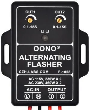 AC 100-240V 2A Dual Output Alternating Flasher Module AC 100-240V 2A Dual Output Alternating Flasher Module