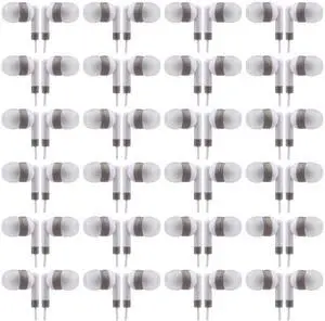 CN-Outlet Wholesale Bulk Earbuds Headphones Individually Bagged 100 Pack for iPhone, Android, MP3 Player White CN-Outlet Wholesale Bulk Earbuds Headphones Individually Bagged 100 Pack for iPhone, Android, MP3 Player White