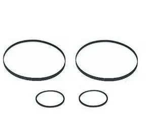 Rubber Belt Tape Mechanism Kit (4X Belts) Compatible with Sony Stereo Cassette Deck Rubber Belt Tape Mechanism Kit (4X Belts) Compatible with Sony Stereo Cassette Deck