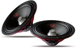 Guooreat MX80S3 Loudspeaker 8 Inch Midrange 600 Watts 4 Ohms Silvery Bullet, Premium Quality Audio Door Speakers for Car or Truck Stereo Sound System, Black (2 Speaker) Guooreat MX80S3 Loudspeaker 8 Inch Midrange 600 Watts 4 Ohms Silvery Bullet, Premium Quality Audio Door Speakers for Car or Truck Stereo Sound System, Black (2 Speaker)