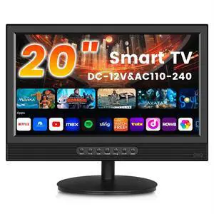Jexiop 20inch Smart TV,Full HD 1080p LED Flat Screen with ATSC TV,with Built-in HDMI/USB/DC-12IN -Suitable for Kitchen Kid's Room Basement or RV Camper Jexiop 20inch Smart TV,Full HD 1080p LED Flat Screen with ATSC TV,with Built-in HDMI/USB/DC-12IN -Suitable for Kitchen Kid's Room Basement or RV Camper