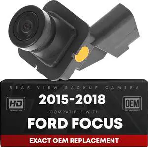 Rear View Camera Compatible with 2015-2018 Ford Focus ST, Sedan, Electric, Hatchback Rear View Camera Compatible with 2015-2018 Ford Focus ST, Sedan, Electric, Hatchback