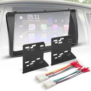 NuIth Double DIN Radio Installation Dash Kit W/Radio Wire Harness for 2003-2008 Toyota Corolla, Aftermarket Radio Dash Stereo Mounting Installation Trim Bezel Bracket Wire Kits NuIth Double DIN Radio Installation Dash Kit W/Radio Wire Harness for 2003-2008 Toyota Corolla, Aftermarket Radio Dash Stereo Mounting Installation Trim Bezel Bracket Wire Kits