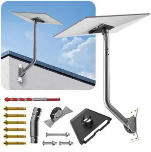 22 Inch Gen 3 Mount for Starlink, Adjustable Mounting Kit Compatible with V3 Starlink Standard Dish, Long Wall/Roof Mount for Starlink 22 Inch Gen 3 Mount for Starlink, Adjustable Mounting Kit Compatible with V3 Starlink Standard Dish, Long Wall/Roof Mount for Starlink