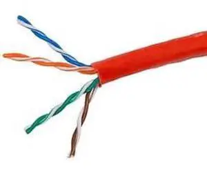Commercial Plenum 1000FT Solid Copper CAT5e ETL UL Listed 350Mhz Professional Grade Network Cable CMP Rated Bulk Pull Box RED Commercial Plenum 1000FT Solid Copper CAT5e ETL UL Listed 350Mhz Professional Grade Network Cable CMP Rated Bulk Pull Box RED
