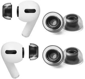 AZLA Crystal for Airpods Pro 1st & 2nd Gen (2-Pair, L) Airpod Pro Ear Tip Replacement Airpod Pro Tips with Premium Silicone AZLA Crystal for Airpods Pro 1st & 2nd Gen (2-Pair, L) Airpod Pro Ear Tip Replacement Airpod Pro Tips with Premium Silicone
