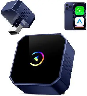 MIXGOLD 2026 Wireless CarPlay Adapter for iPhone& Android, 2-in-1 Plug and Play Converts Wired to Wireless CarPlay Android Auto, Fast Auto-Connect, Zero Latency, Car Multichannel Amplifi MIXGOLD 2026 Wireless CarPlay Adapter for iPhone& Android, 2-in-1 Plug and Play Converts Wired to Wireless CarPlay Android Auto, Fast Auto-Connect, Zero Latency, Car Multichannel Amplifi