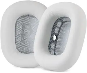 AHG Accessory House Global Upgraded Sheepskin Leather Replacement air pods max ear Cushions pads compatible with Apple AirPods Max Headphones (Silver). Easy DIY Fit ^^ High-Density Foam ^^ Strong Magn AHG Accessory House Global Upgraded Sheepskin Leather Replacement air pods max ear Cushions pads compatible with Apple AirPods Max Headphones (Silver). Easy DIY Fit ^^ High-Density Foam ^^ Strong Magn