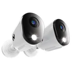 Night OWL ADD ON Wired 2K Deterrence Cameras - 2 Pack Night OWL ADD ON Wired 2K Deterrence Cameras - 2 Pack